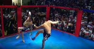 COMBATE: Prefeito leva briga política para luta de MMA e apanha de ex- vereador - Rondoniaovivo.com